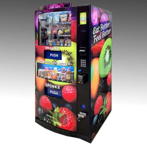 Seaga HY2100-9 Healthy Combo Vending Machine - Entrée Included - Majestic Fountains and More.